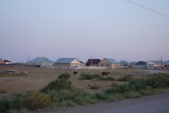La petite ville de Shyganak (KAZAKHSTAN)